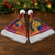 Andorra Christmas Santa Hat Coat Of Arms With Wreath Xmas - Wonder Print Shop