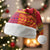 Andorra Christmas Santa Hat Coat Of Arms With Wreath Xmas - Wonder Print Shop