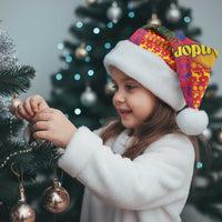 Andorra Christmas Santa Hat Coat Of Arms With Wreath Xmas - Wonder Print Shop