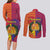 Andorra Christmas Couples Matching Long Sleeve Bodycon Dress and Long Sleeve Button Shirt Coat Of Arms With Wreath Xmas - Wonder Print Shop