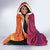 Andorra Christmas Hooded Blanket Coat Of Arms With Wreath Xmas - Wonder Print Shop