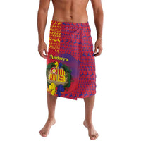 Andorra Christmas Lavalava Coat Of Arms With Wreath Xmas - Wonder Print Shop