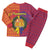 Andorra Christmas Pajama Set Coat Of Arms With Wreath Xmas - Wonder Print Shop