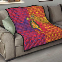 Andorra Christmas Quilt Coat Of Arms With Wreath Xmas - Wonder Print Shop