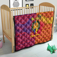 Andorra Christmas Quilt Coat Of Arms With Wreath Xmas - Wonder Print Shop