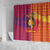 Andorra Christmas Shower Curtain Coat Of Arms With Wreath Xmas - Wonder Print Shop