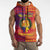 Andorra Christmas Sleeveless Hoodie Coat Of Arms With Wreath Xmas - Wonder Print Shop