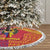 Andorra Christmas Tree Skirt Coat Of Arms With Wreath Xmas - Wonder Print Shop