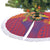 Andorra Christmas Tree Skirt Coat Of Arms With Wreath Xmas - Wonder Print Shop