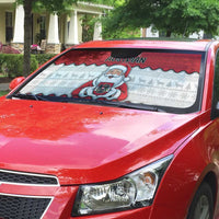 Austria Christmas Auto Sun Shade Santa Is Favorite Austrian - Wonder Print Shop