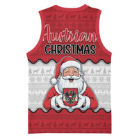 Austria Christmas Basketball Jersey Santa Is Favorite Austrian - Wonder Print Shop