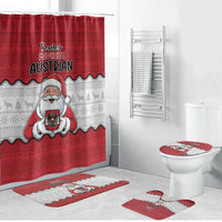 Austria Christmas Bathroom Set Santa Is Favorite Austrian - Wonder Print Shop