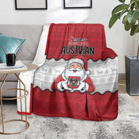 Austria Christmas Blanket Santa Is Favorite Austrian - Wonder Print Shop