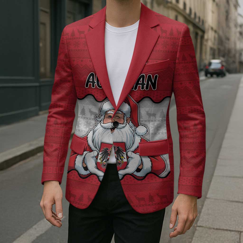 Austria Christmas Blazer Santa Is Favorite Austrian - Wonder Print Shop