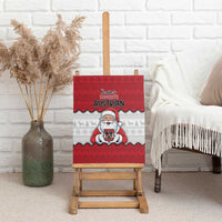 Austria Christmas Canvas Wall Art Santa Is Favorite Austrian - Wonder Print Shop