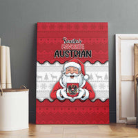 Austria Christmas Canvas Wall Art Santa Is Favorite Austrian - Wonder Print Shop