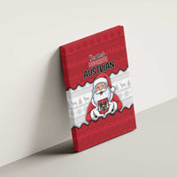 Austria Christmas Canvas Wall Art Santa Is Favorite Austrian - Wonder Print Shop
