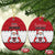 Austria Christmas Ceramic Ornament Santa Is Favorite Austrian - Wonder Print Shop