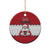 Austria Christmas Ceramic Ornament Santa Is Favorite Austrian - Wonder Print Shop