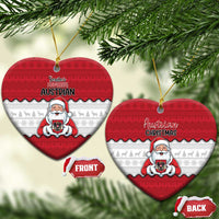 Austria Christmas Ceramic Ornament Santa Is Favorite Austrian - Wonder Print Shop