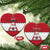 Austria Christmas Ceramic Ornament Santa Is Favorite Austrian - Wonder Print Shop