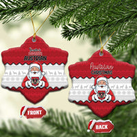 Austria Christmas Ceramic Ornament Santa Is Favorite Austrian - Wonder Print Shop