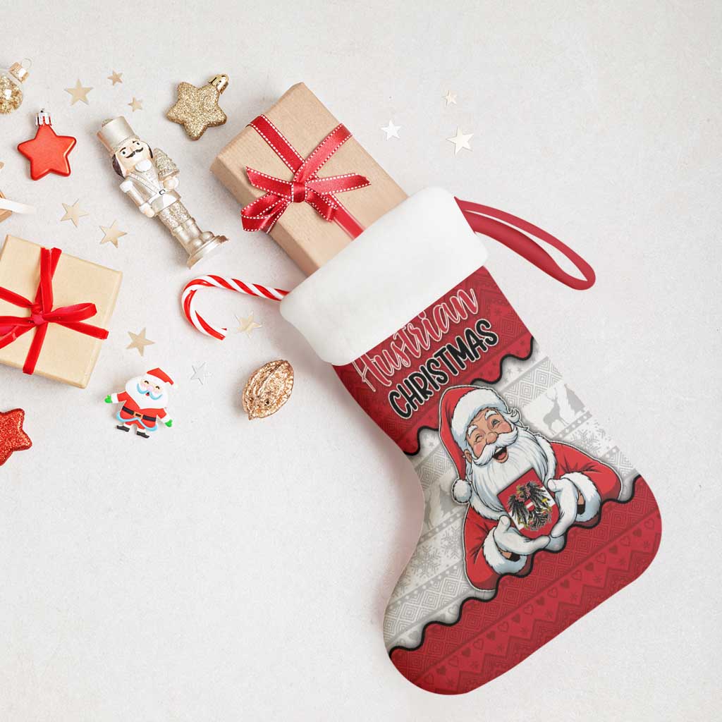 Austria Christmas Stocking Santa Is Favorite Austrian - Wonder Print Shop