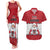 Austria Christmas Couples Matching Tank Maxi Dress and Hawaiian Shirt Santa Is Favorite Austrian - Wonder Print Shop