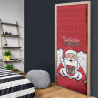 Austria Christmas Door Cover Santa Is Favorite Austrian - Wonder Print Shop