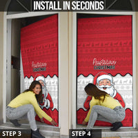 Austria Christmas Door Cover Santa Is Favorite Austrian - Wonder Print Shop