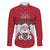 Austria Christmas Family Matching Mermaid Dress and Hawaiian Shirt Santa Is Favorite Austrian - Wonder Print Shop