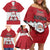 Austria Christmas Family Matching Off Shoulder Short Dress and Hawaiian Shirt Santa Is Favorite Austrian - Wonder Print Shop
