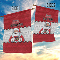 Austria Christmas Garden Flag Santa Is Favorite Austrian - Wonder Print Shop