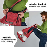 Austria Christmas Grocery Bag Santa Is Favorite Austrian - Wonder Print Shop