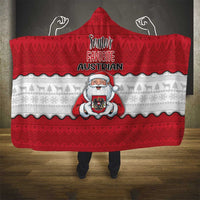 Austria Christmas Hooded Blanket Santa Is Favorite Austrian - Wonder Print Shop