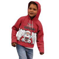Austria Christmas Kid Hoodie Santa Is Favorite Austrian - Wonder Print Shop