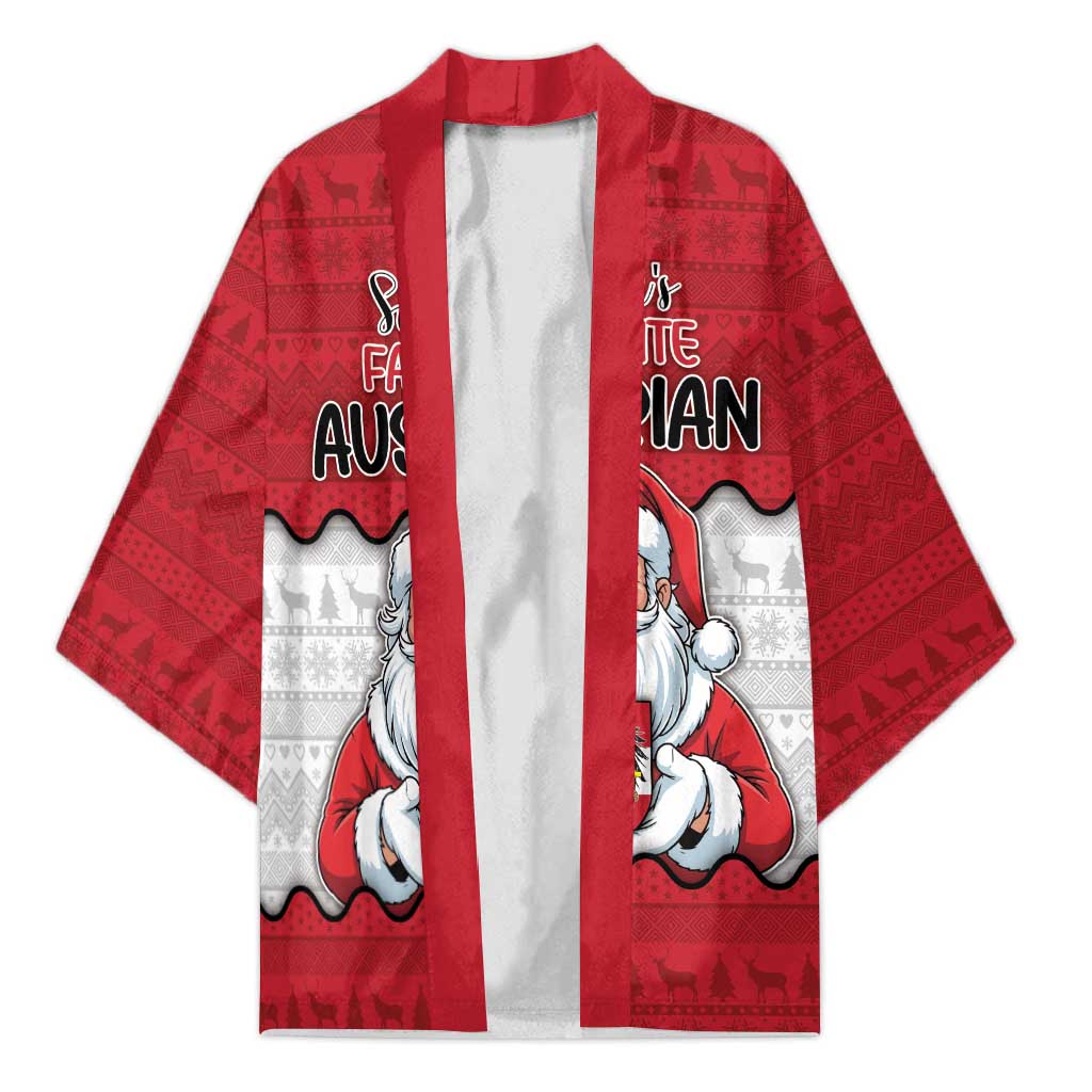 Austria Christmas Kimono Santa Is Favorite Austrian - Wonder Print Shop