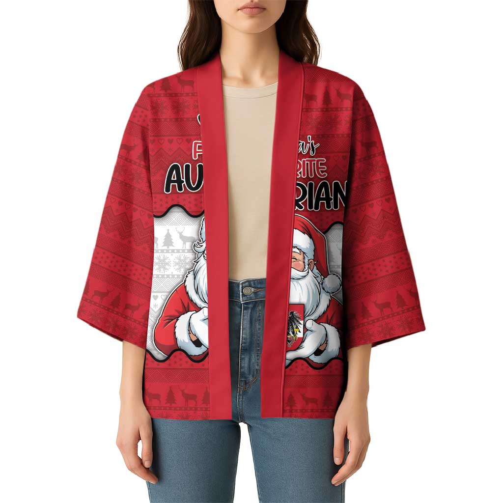 Austria Christmas Kimono Santa Is Favorite Austrian - Wonder Print Shop