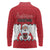 Austria Christmas Long Sleeve Polo Shirt Santa Is Favorite Austrian - Wonder Print Shop