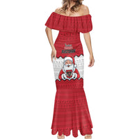 Austria Christmas Mermaid Dress Santa Is Favorite Austrian - Wonder Print Shop