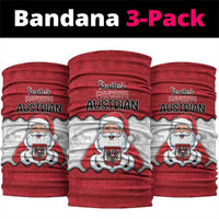 Austria Christmas Neck Gaiter Santa Is Favorite Austrian - Wonder Print Shop