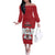 Austria Christmas Off The Shoulder Long Sleeve Dress Santa Is Favorite Austrian - Wonder Print Shop