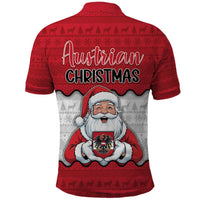 Austria Christmas Polo Shirt Santa Is Favorite Austrian - Wonder Print Shop