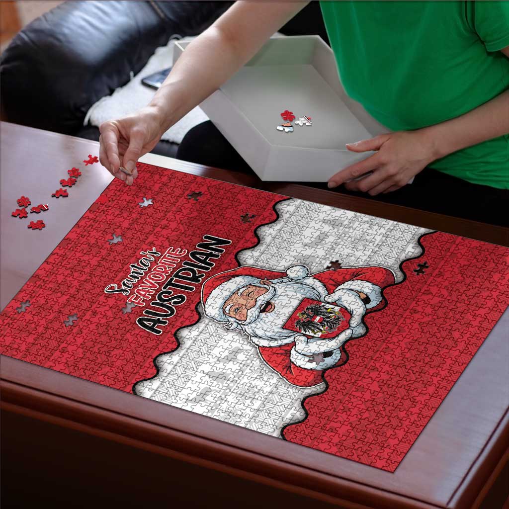 Austria Christmas Puzzle Santa Is Favorite Austrian - Wonder Print Shop
