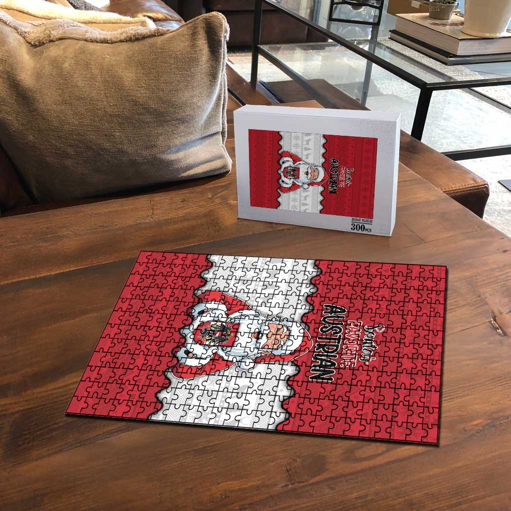 Austria Christmas Puzzle Santa Is Favorite Austrian - Wonder Print Shop