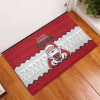 Austria Christmas Rubber Doormat Santa Is Favorite Austrian - Wonder Print Shop