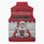 Austria Christmas Sleeveless Puffer Jacket Santa Is Favorite Austrian - Wonder Print Shop