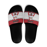 Austria Christmas Slide Sandals Santa Is Favorite Austrian - Wonder Print Shop