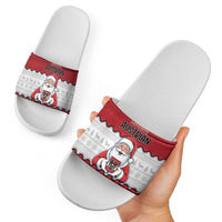 Austria Christmas Slide Sandals Santa Is Favorite Austrian - Wonder Print Shop