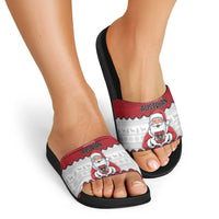 Austria Christmas Slide Sandals Santa Is Favorite Austrian - Wonder Print Shop